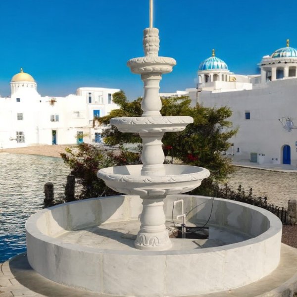 Kumari Marble 3 Tier Fountain