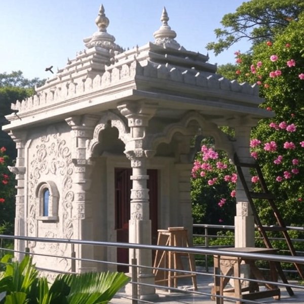 Marble Outdoor Temple 31
